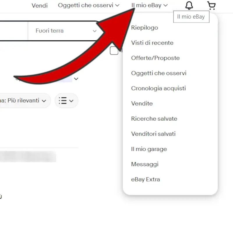 18 iscrizione da Pc - gestisci il tuo account tramite il mio ebay