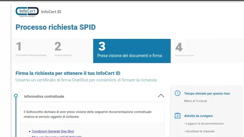 1 firmare il contratto: verifica le condizioni di utilizzo