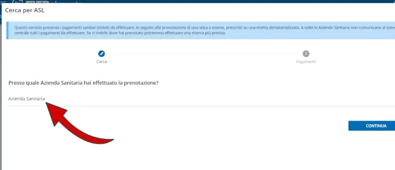 Seleziona un asl piemontese dall'elenco per trovare il ticket