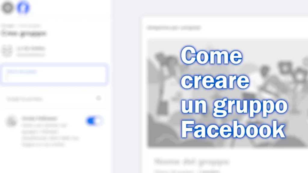 Come creare un gruppo Facebook da App e sito