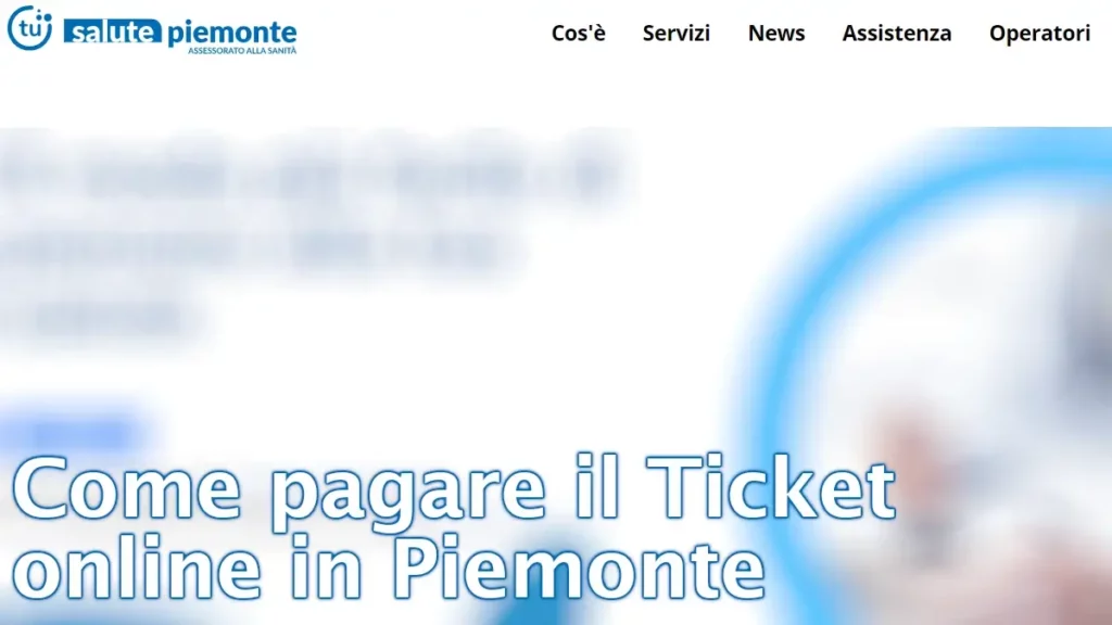 Come pagare il ticket online in Piemonte