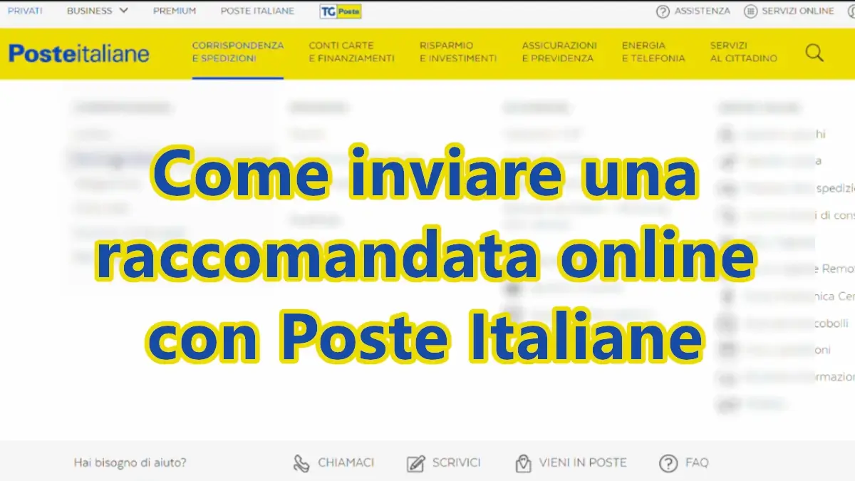 Come inviare una Raccomandata Online Poste Italiane Lo Fai Online