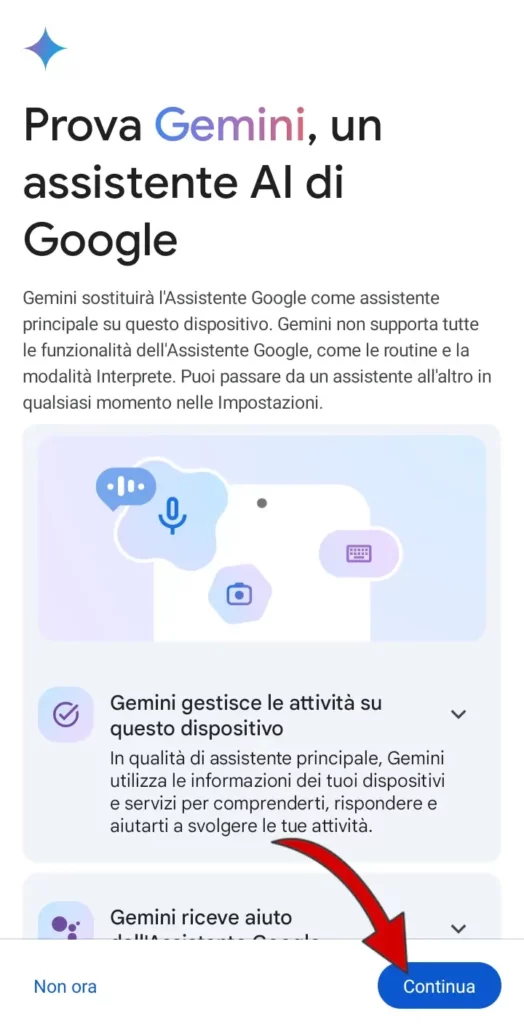 Sui dispositivo Android gemini sostituirà l'assistente digitale.